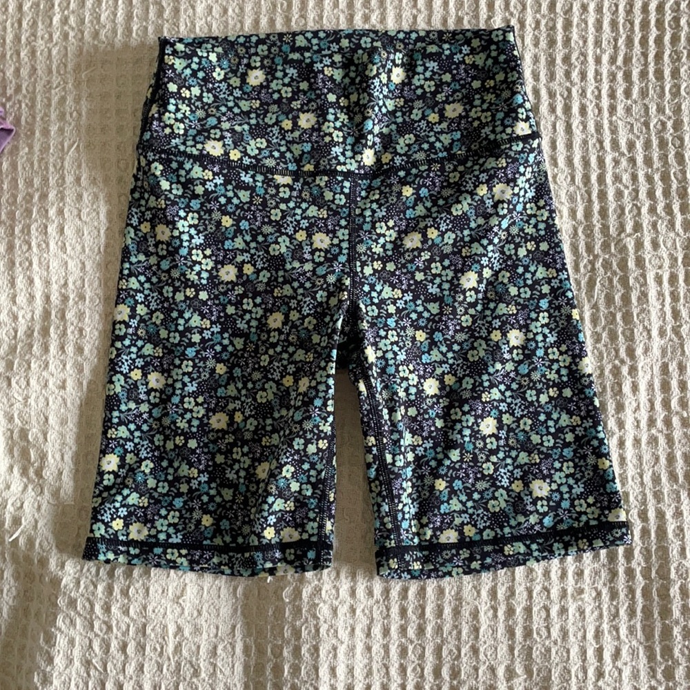 Senita Athletics Floral Bike Shorts